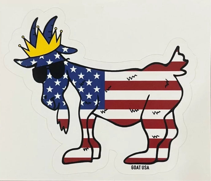 GOAT USA America Sticker. Single Sticker. Brand New. Free Shipping