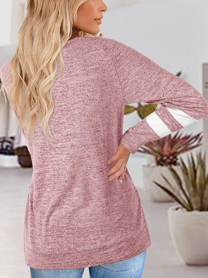 V-Neck Long Sleeve T-Shirt