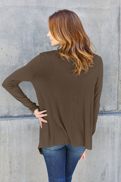 Full Size Long Sleeve Cardigan