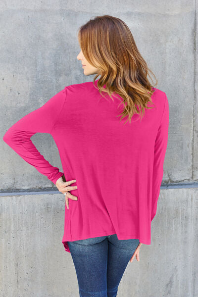 Full Size Long Sleeve Cardigan